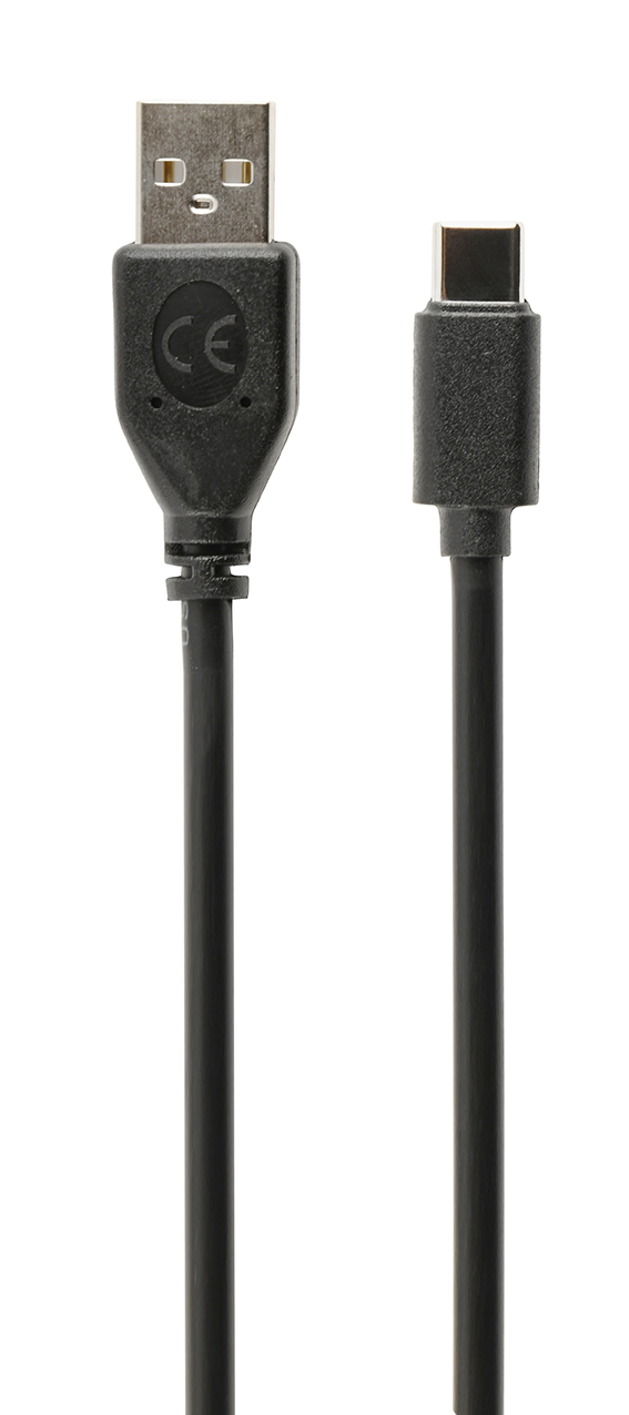 Gembird USB 2.0 A - USB-C kábel, 3 m, fekete