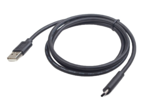 Gembird USB 2.0 A - USB-C kábel, 1 m, fekete
