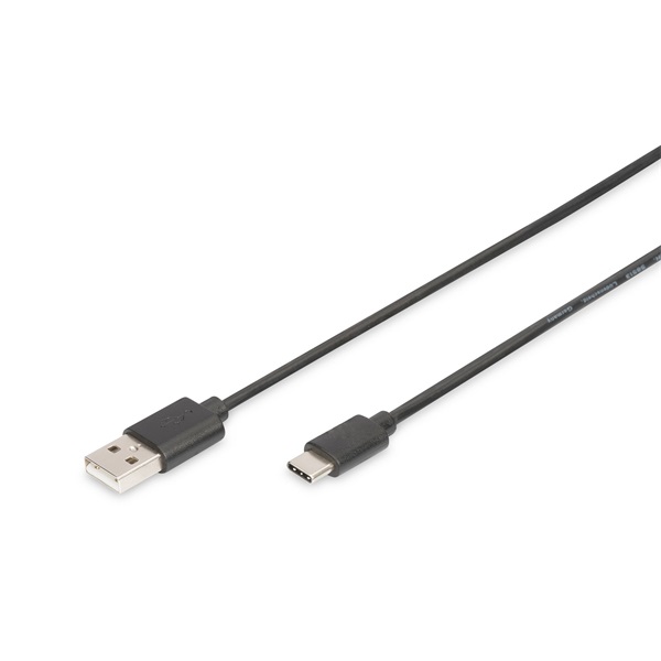 DIGITUS High Speed 2.0 USB type A - USB type-C kábel 1,8m