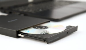 Gembird külső USB-s slim DVD író, fekete