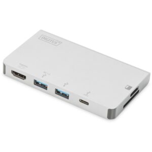 DIGITUS DA-70867 USB-C 6 portos univerzális notebook dokkoló állomás