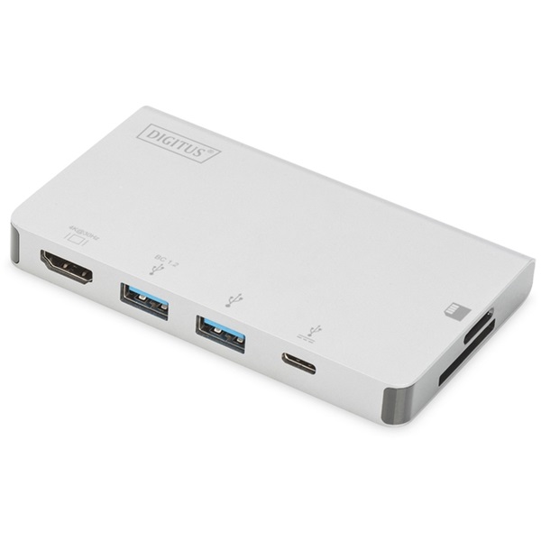 DIGITUS DA-70867 USB-C 6 portos univerzális notebook dokkoló állomás