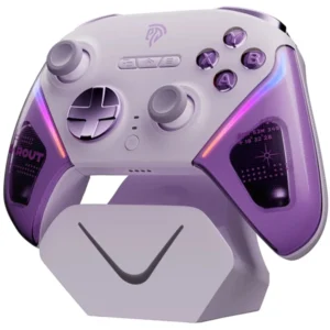EasySMX D10, RGB, TMR Joystick, 2.4G/Bluetooth, Lila, vezeték nélküli kontroller