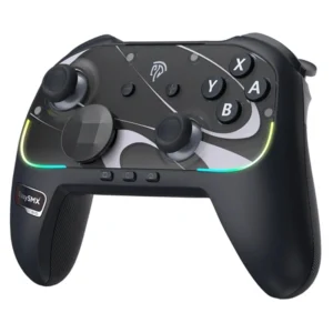 EasySMX S10, TMR Joystick, HD Rumble, Fekete, vezeték nélküli kontroller
