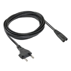 Akyga AK-RD-01A tápkábel, Europlug - IEC C7 (nyolcas), 1,5 m, fekete