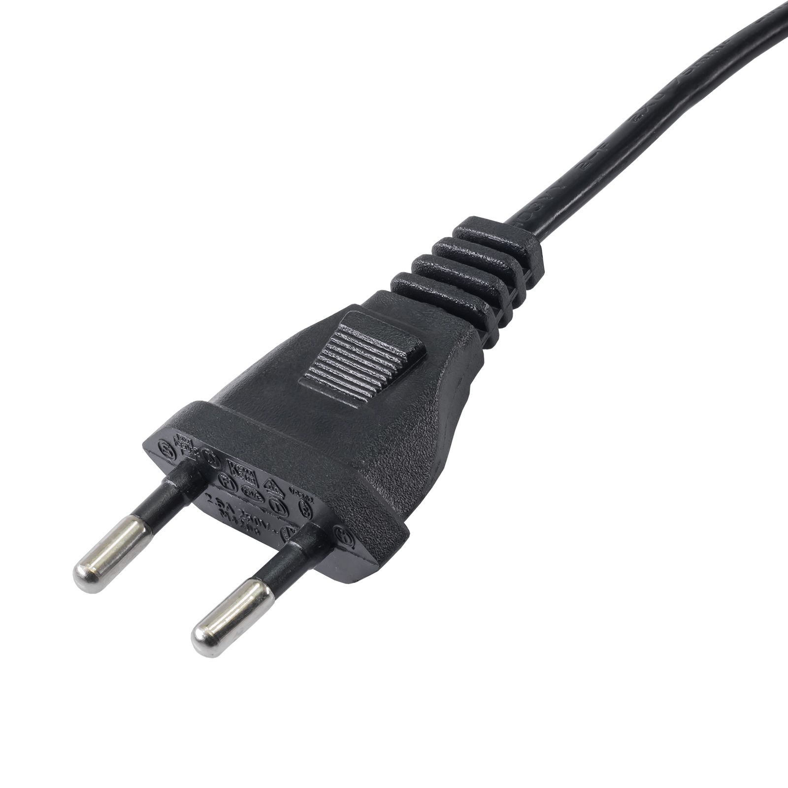 Akyga AK-RD-01A tápkábel, Europlug - IEC C7 (nyolcas), 1,5 m, fekete