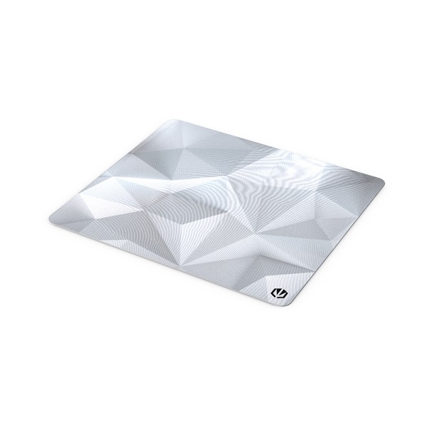 Endorfy Crystal Onyx White L (400x450x3 mm, csúszásgátló, mintás) fehér egérpad