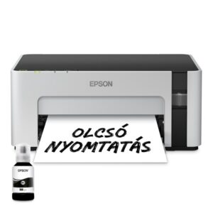 Epson EcoTank M1120 egyfunkciós mono nyomtató WiFi/USB, 6000 oldal tinta a dobozban
