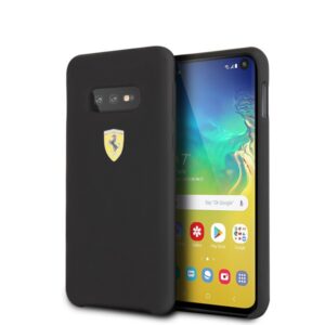 Ferrari Samsung S10 Lite SF fekete szilikon hátlap