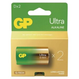 GP B02412 Ultra D (LR20) alkáli elem 2db