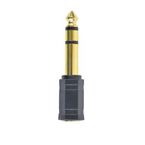 Gembird A-6.35M-3.5F Jack stereo 6,3mm -> Jack stereo 3,5mm M/F fekete adapter