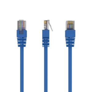 Gembird PP12-1M/B 1m RJ45 CAT5e UTP M/M kék kábel