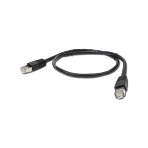 Gembird RJ45 CAT5e UTP - RJ45 CAT5e UTP M/M adatkábel 0.25m fekete