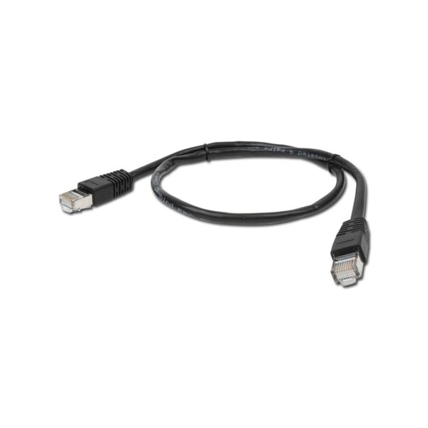 Gembird RJ45 CAT5e UTP - RJ45 CAT5e UTP M/M adatkábel 0.25m fekete