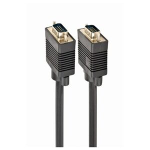 Gembird VGA HD15m/HD15m kettős árnyékolású w/2*ferritmag 3m kábel