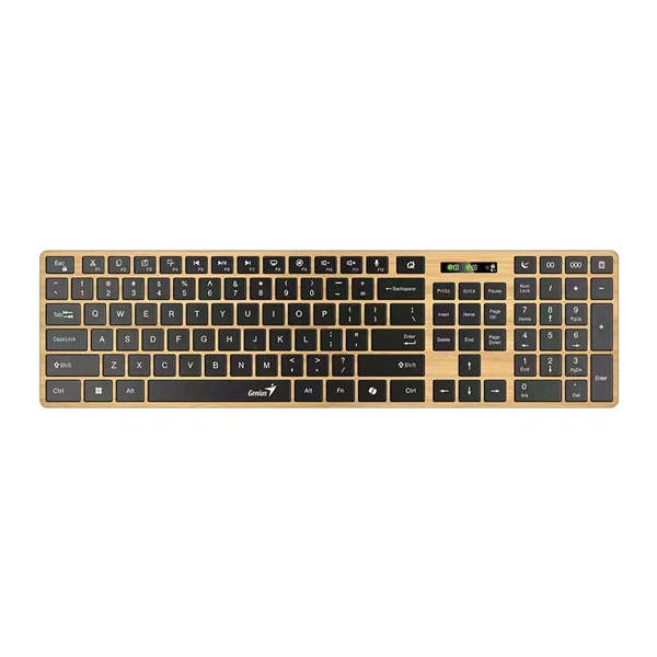 Genius SlimStar 7250BT HUN vezeték nélküli fenyőfa billentyűzet