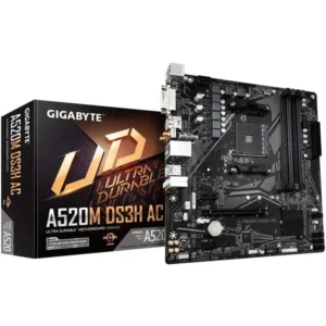 Gigabyte A520M DS3H AC AMD A520 AM4 mATX alaplap