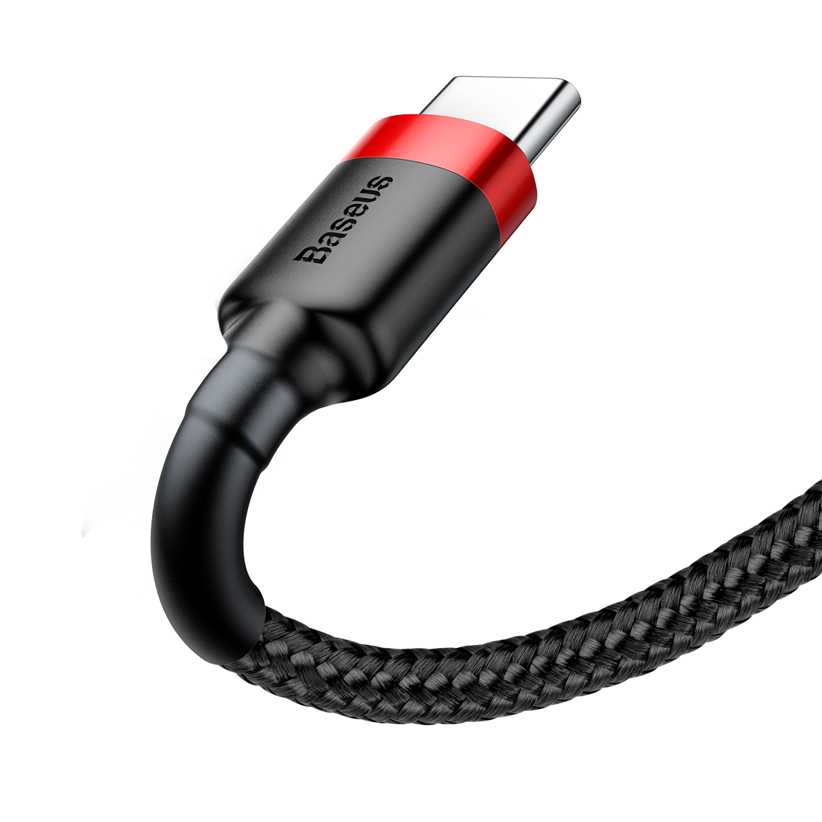 Baseus Cafule USB-A - USB-C töltőkábel, 2 A, 2 m, piros-fekete