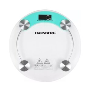 Hausberg HB-6000BL kék üveg fürdőszobai mérleg