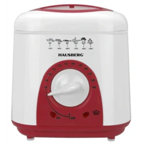 Hausberg HB-1320RS 1 literes 950W vörös elektromos olajsütő