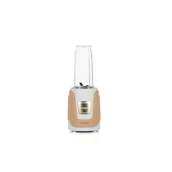 Hausberg HB-7675AU 1000W aranyszínű turmixgép, smoothie készítő 500/800/1000ml műanyag kancsóval, réz motorral