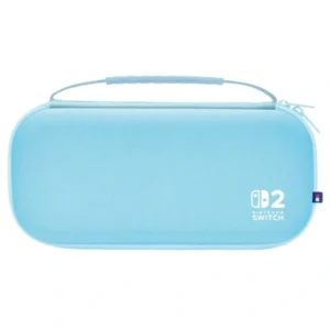 Hori Slim Tough Pouch, Nintendo Switch 2, Official, világoskék konzol védőtok