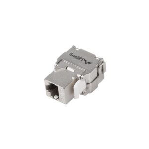Lanberg KSF5-2000 Cat.5e FTP 180°-os szerszám nélkül szerelhető árnyékolt RJ45 Keystone jack