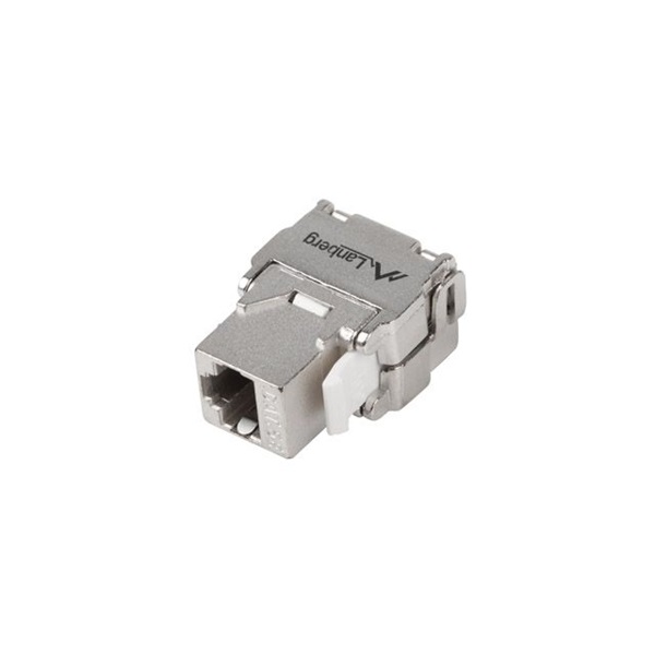 Lanberg KSF5-2000 Cat.5e FTP 180°-os szerszám nélkül szerelhető árnyékolt RJ45 Keystone jack