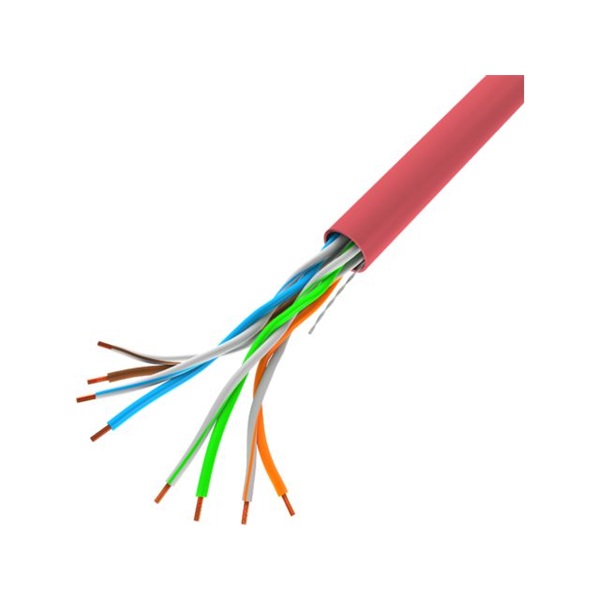 Lanberg LCU5-12CU-0305-R Cat.5e UTP AWG24 PVC CU 305m árnyékolatlan piros fali kábel