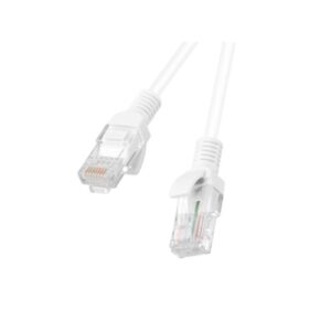 Lanberg PCU6-10CC-0200-W Cat.6 U/UTP PVC réz bevonatú alumínium fehér patch kábel 2m