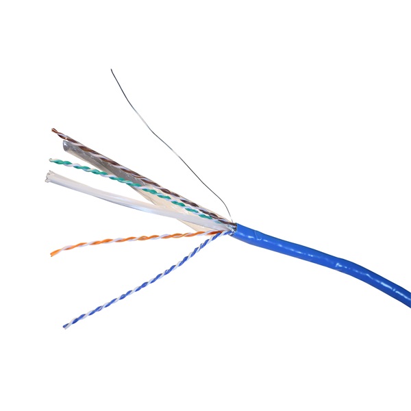 Legrand 032857 Cat6 árnyékolt (F/UTP) 4 érpár (AWG23) PVC kék Eca 305m kartondoboz LCS3 réz fali kábel