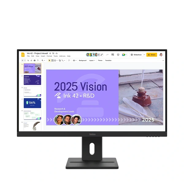 Lenovo 27" ThinkVision E27Q-40 FHD DP/HDMI fekete monitor