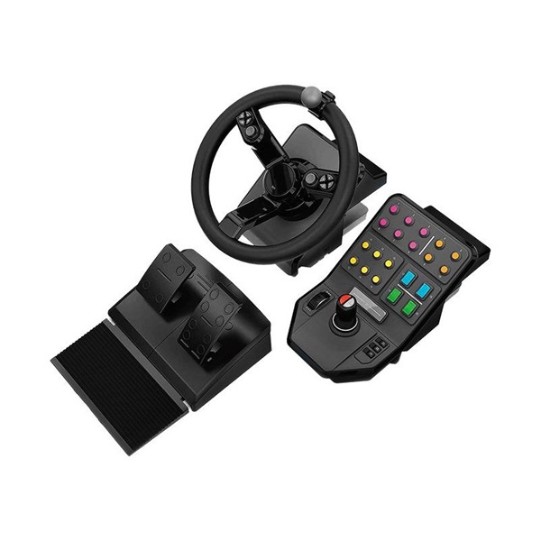 Logitech G Saitek Farming Simulator csomag fekete (kormány + pedál + vezérlőpanel)