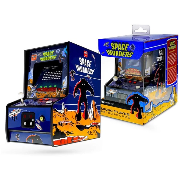 My Arcade DGUNL-3279 Space Invaders Micro Player Retro Arcade 6.75" hordozható kézikonzol