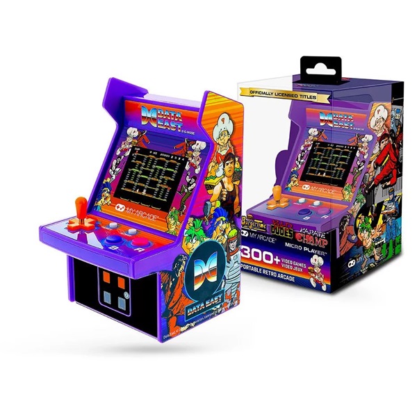 My Arcade DGUNL-4124 Data East 300+ Micro Player Retro Arcade 6.75" hordozható kézikonzol