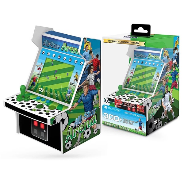 My Arcade DGUNL-4125 All-Star Arena 300+ Micro Player Retro Arcade 6.75" hordozható kézikonzol
