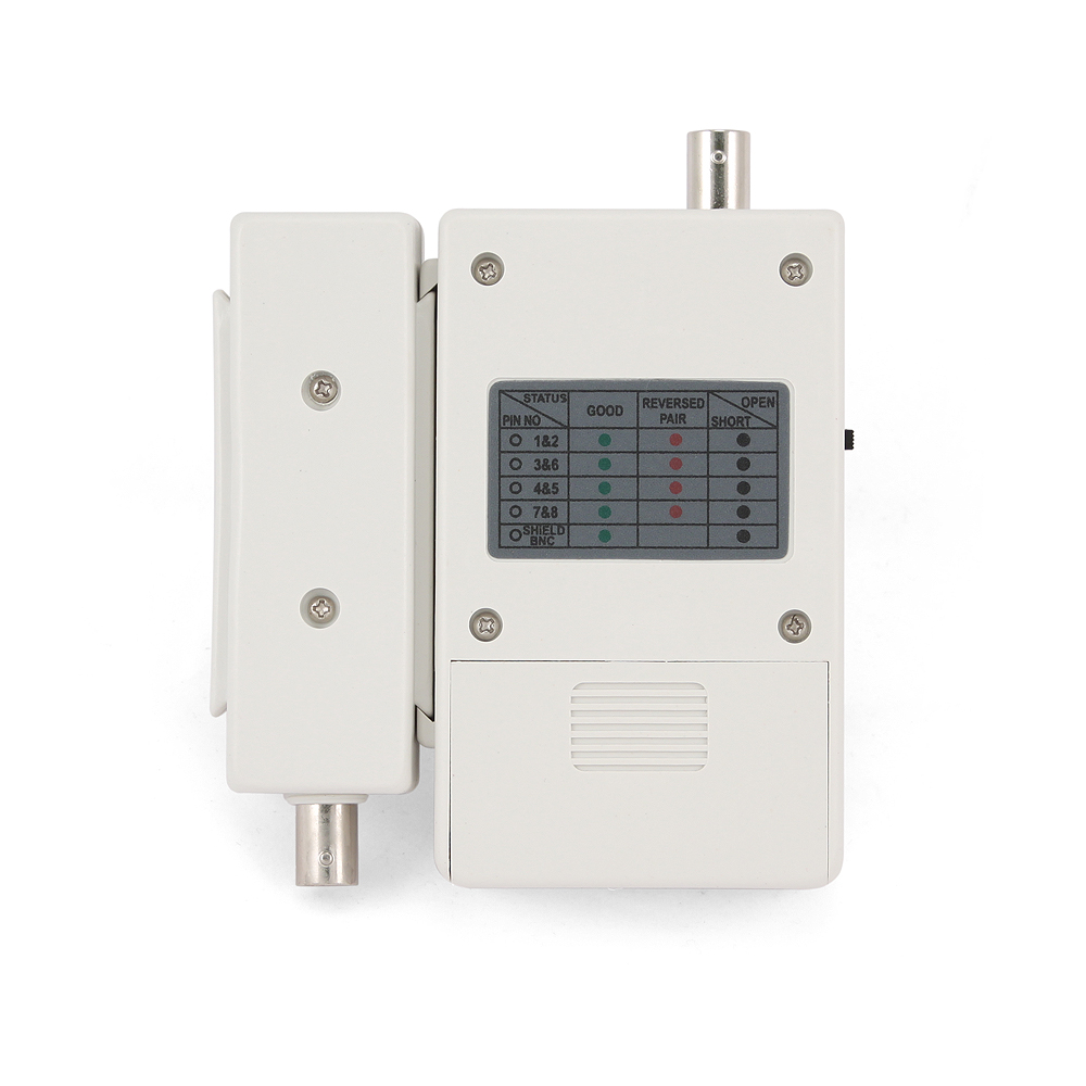 Gembird NCT-1 kábelteszter RJ-45 és BNC (RG-58) kábelekhez