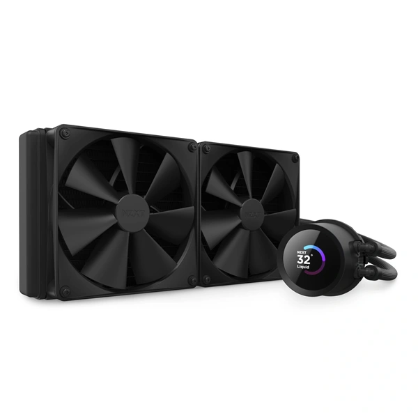 NZXT Kraken 280 280mm 2x140mm AIO fekete vízhűtéses processzor hűtő