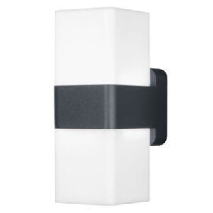 Ledvance Smart+ WiFi Wall Cube falra szerelhető okos lámpa sötét szürke, színváltós okos,  vezérelhető  lámpatest