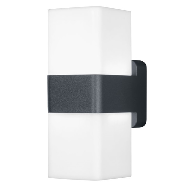 Ledvance Smart+ WiFi Wall Cube falra szerelhető okos lámpa sötét szürke, színváltós okos, vezérelhető lámpatest