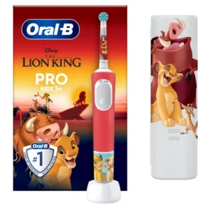 Oral-B Vitality Pro Kids 3+ Lion King gyerek elektromos fogkefe + utazótok