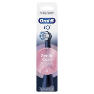 Oral-B iO Gentle Care Black 4 db-os RB fogkefefej szett - új