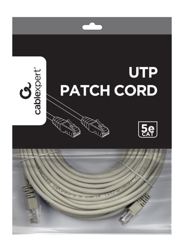 Gembird CAT5e UTP patch kábel, 20 m, szürke