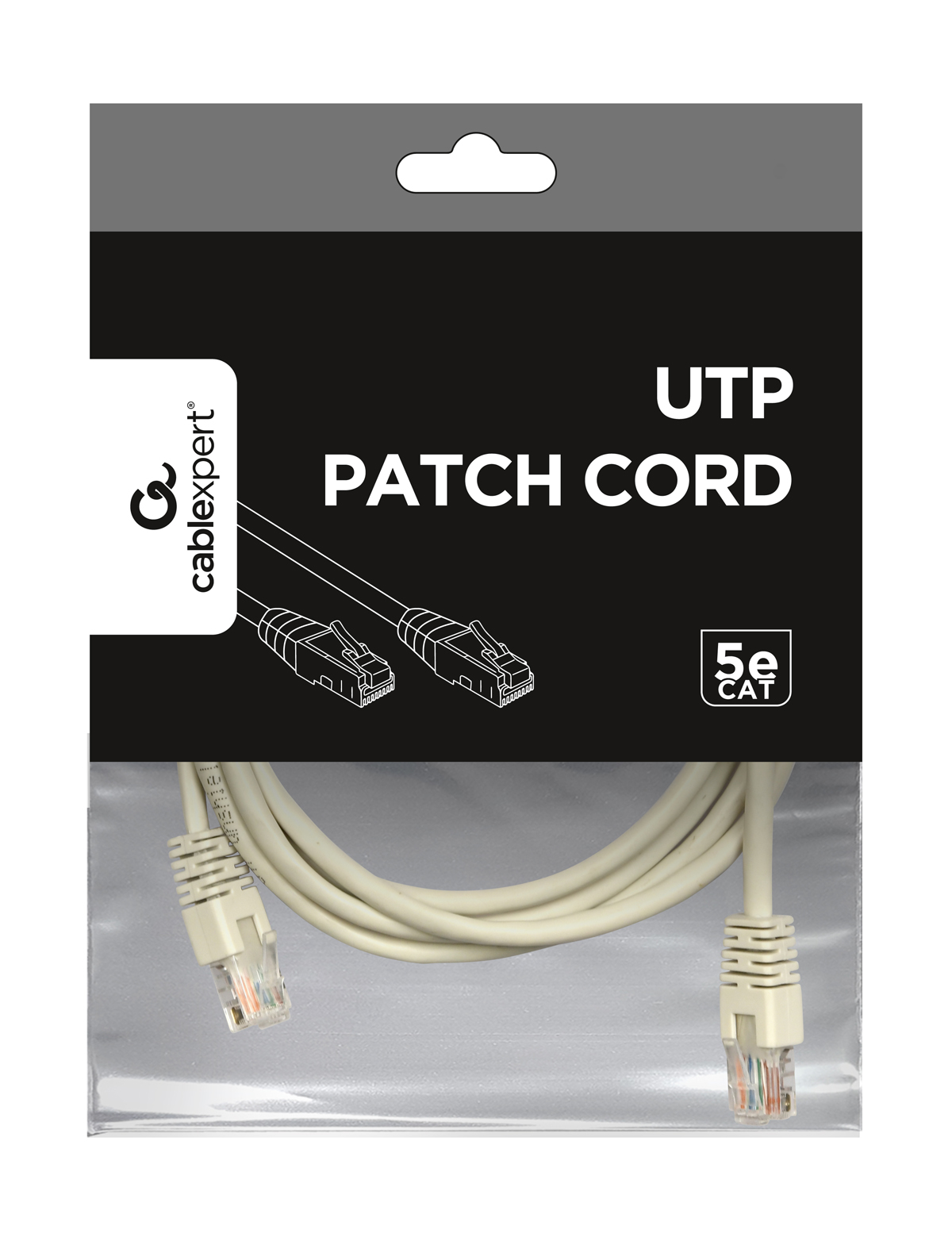 Gembird CAT5e UTP patch kábel, 2 m, szürke
