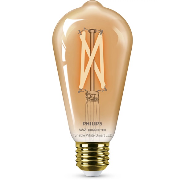 Philips 929003018721 Smart WIZ E27, 4,9/25W hideg/meleg fehér retro okosizzó