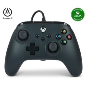 PowerA 1519265-03 Xbox Series X|S/Xbox One vezetékes fekete kontroller ( A )