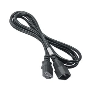 Akyga AK-PC-03A hálózati hosszabbító kábel C13/C14, 1,8 m, fekete