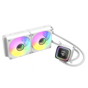 RAIDMAX DIGITAL LD240 ARGB WHITE LCD kijelzős vízhűtés