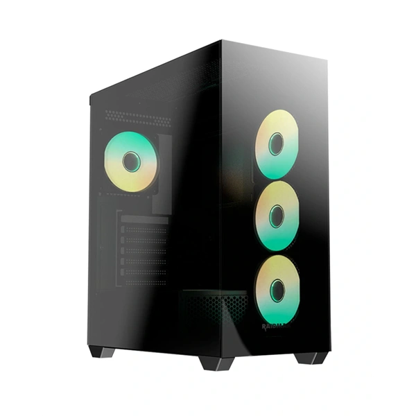 RAIDMAX i800 Chrome fekete (táp nélküli) ablakos ATX számítógépház