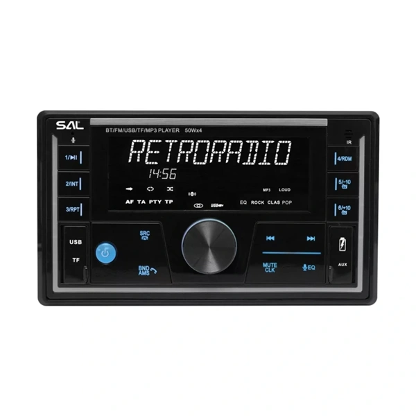 SAL VB5500 2xDIN SMART RGB fejegység